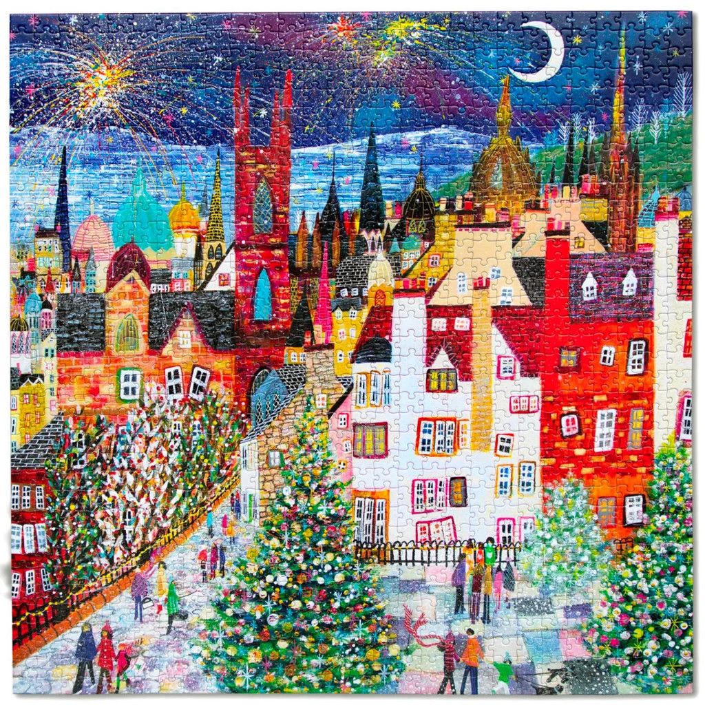 eeboo Christmas in Edinburgh 1000pc Puzzle