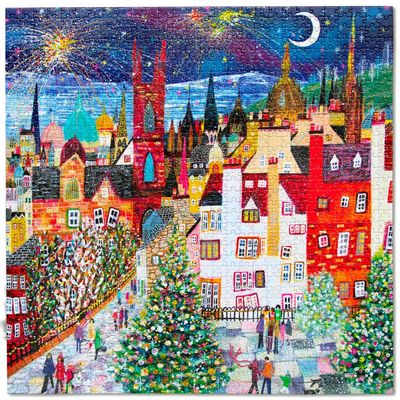 eeboo Christmas in Edinburgh 1000pc Puzzle