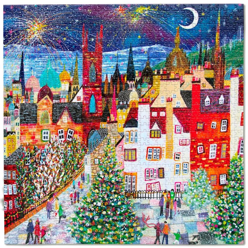 eeboo Christmas in Edinburgh 1000pc Puzzle