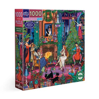 eeboo Christmas in Brooklyn 1000pc Puzzle