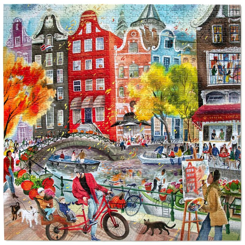eeboo Artists in Amsterdam 1000pc Puzzle