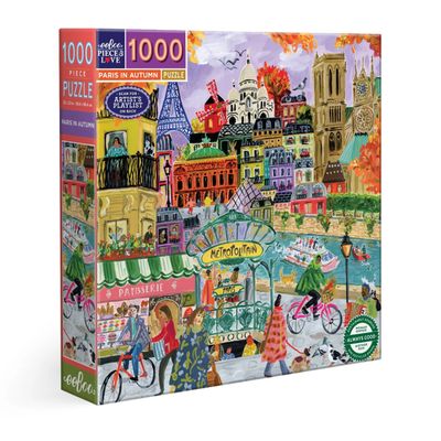 eeboo Paris in Autumn 1000pc Puzzle