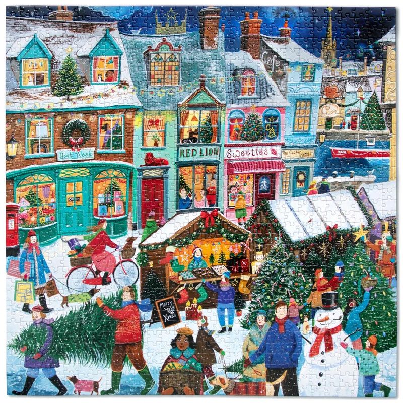 eeboo Holiday Market By the Sea 1000pc Puzzle