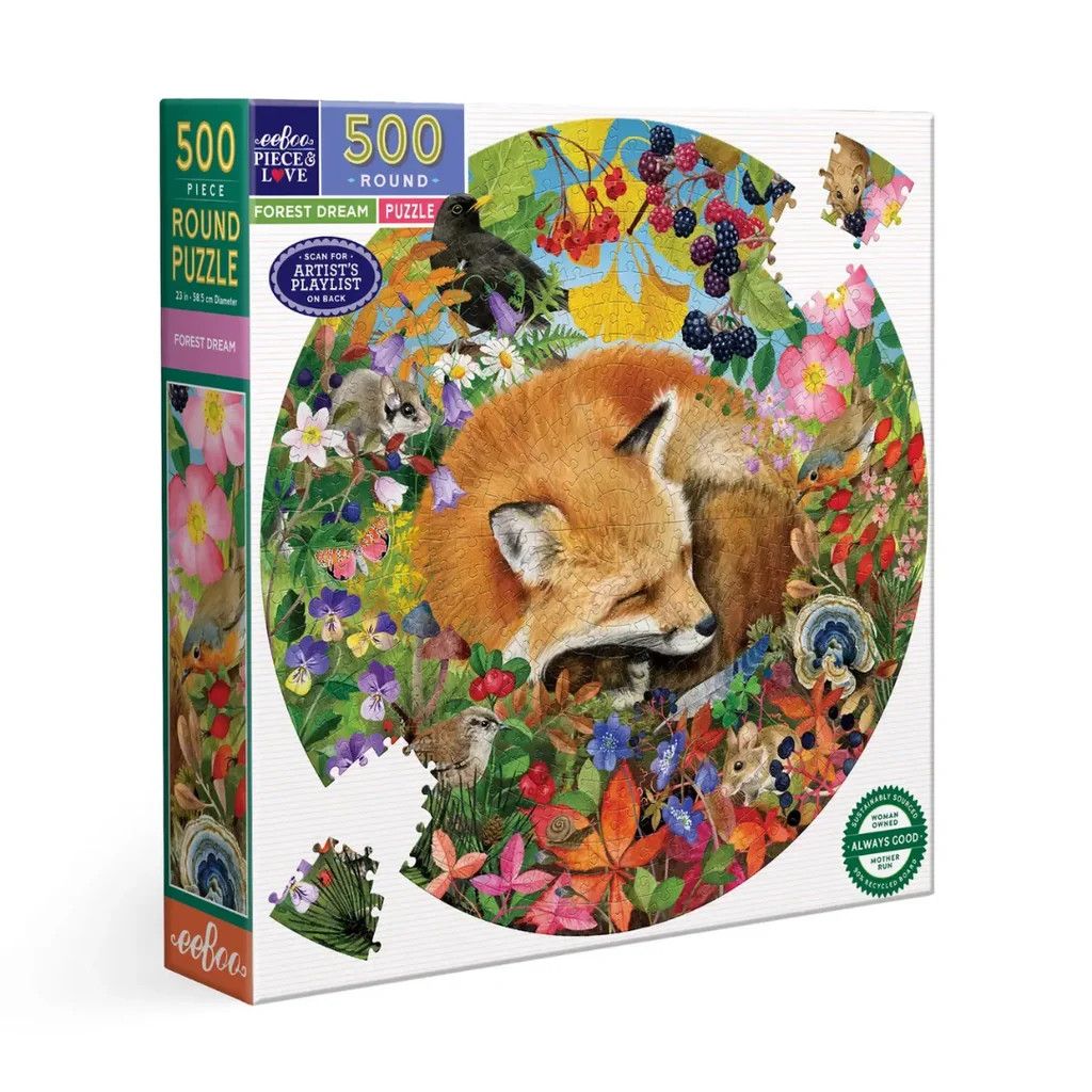 Forest Dream 500PC Round Puzzles
