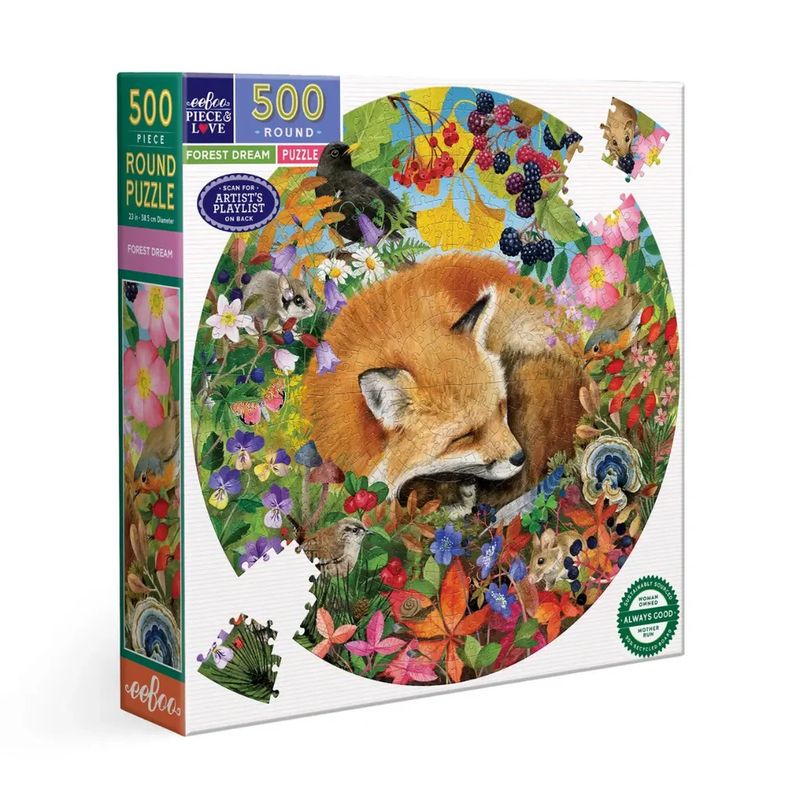 Forest Dream 500PC Round Puzzles