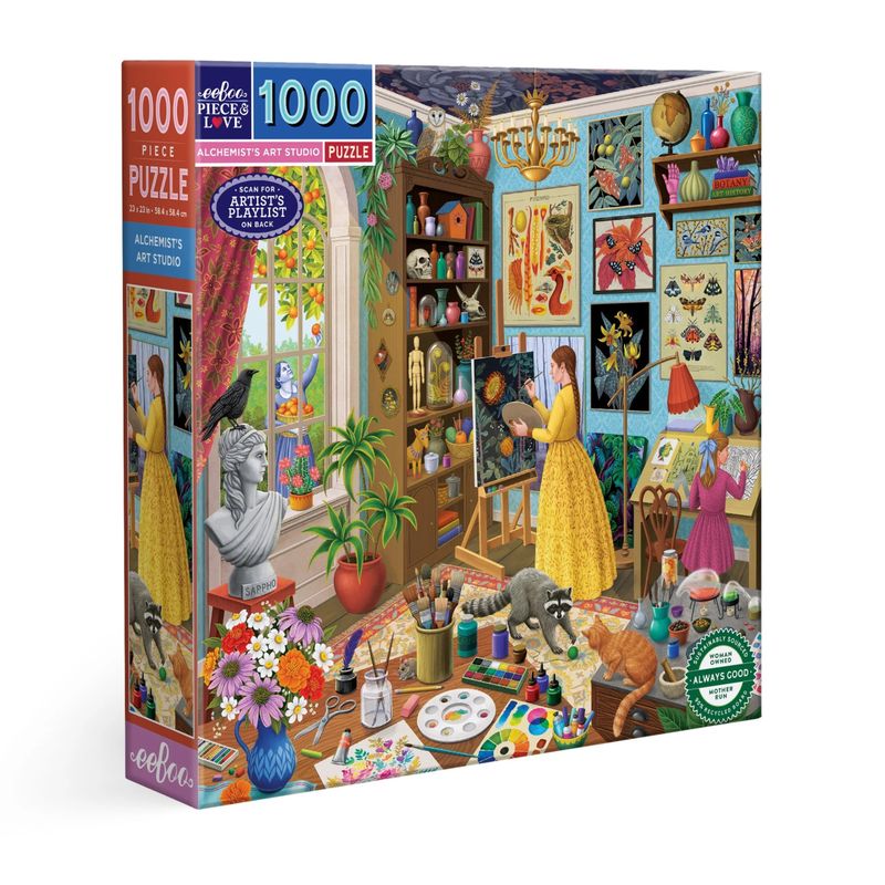 eeboo Alchemist's Art Studio 1000pc Puzzle