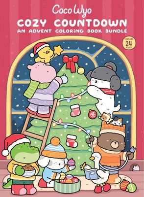 Cozy Countdown Advent Colouring Book