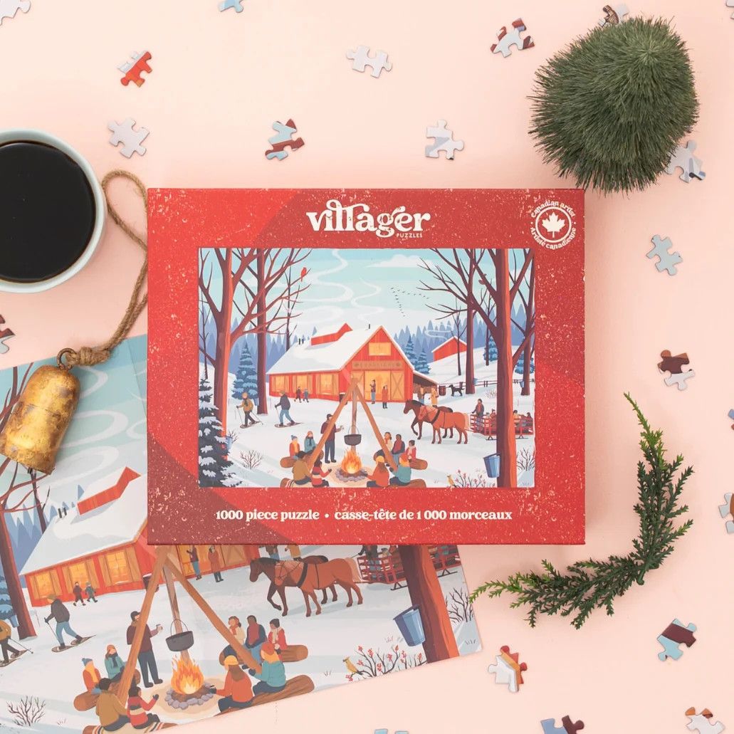 Cabane à sucre | 1000-Piece Puzzle for Adults | Designed in Canada by Diana Pinnell