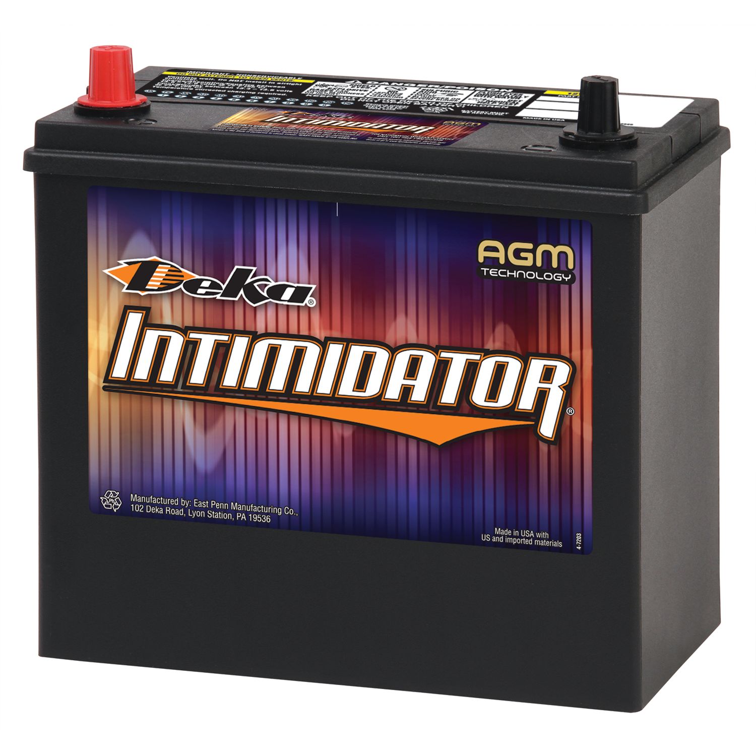 9A51P Deka Intimidator 325CCA AGM