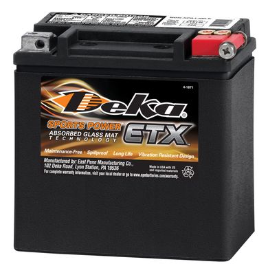 ETX14L Deka 220CCA 12Ah/10Ah YTX14L ETX14L Deka 220CCA 12Ah/10Ah YTX14L
