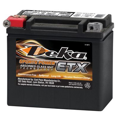 ETX12 Deka 180CCA 10Ah/10Ah YTX12