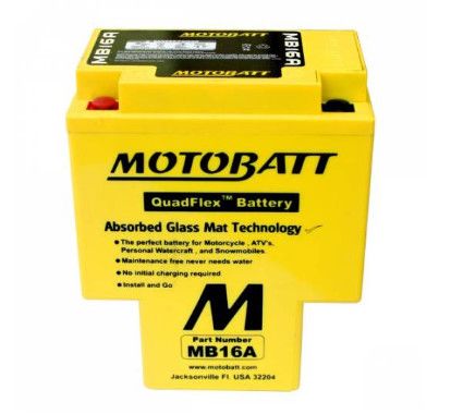 MB16A MOTOBATT 200CCA YB16A