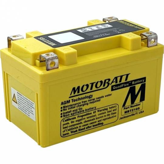 MBTZ10S MOTOBATT 190CCA YTZ10S