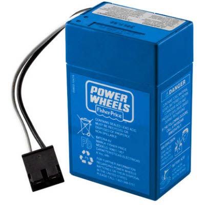 00801-1457 Power Wheels 6V 4.0A Blue