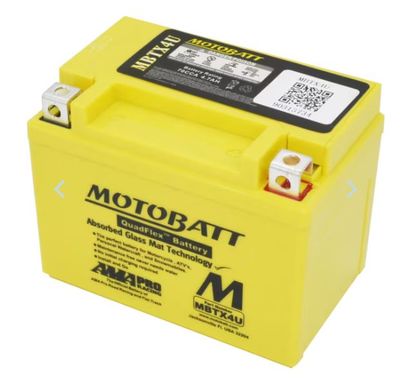 MBTX4U MOTOBATT 70CCA YTX4L