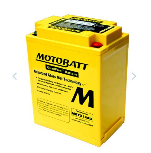 MBTX14AU MOTOBATT 210CCA ETX15
