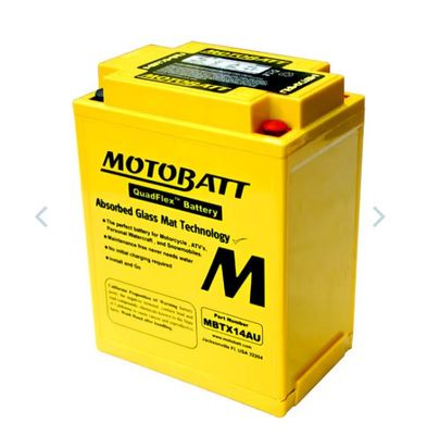 MBTX14AU MOTOBATT 210CCA ETX15