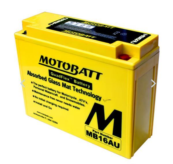 MB16AU MOTOBATT 230CCA YB16