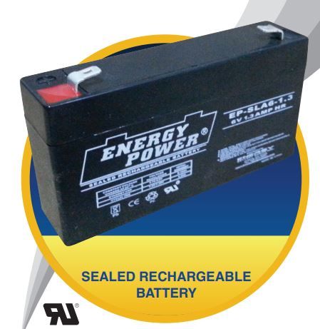 EP-SLA6-1.3 EnergyPower 6V 1.3Ah