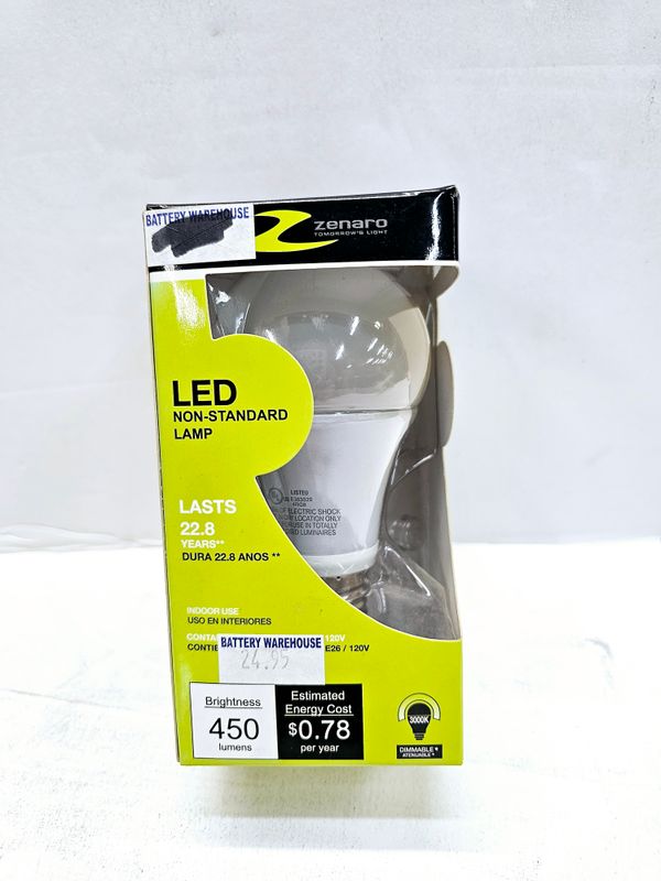 Z-00316-10 6.5W LED A19 Zenaro