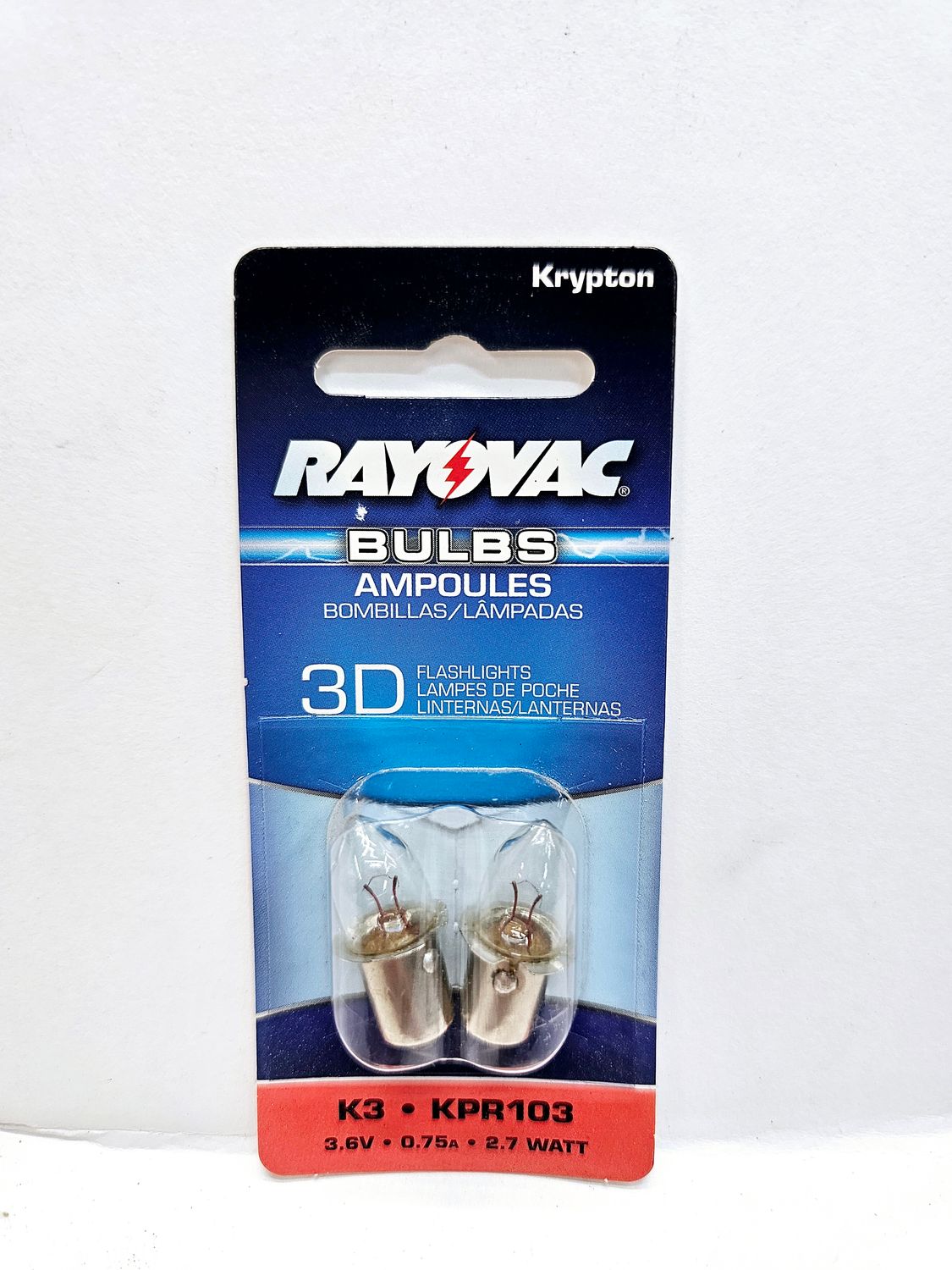 K3-2 Rayovac KPR103 K2 Bulbs