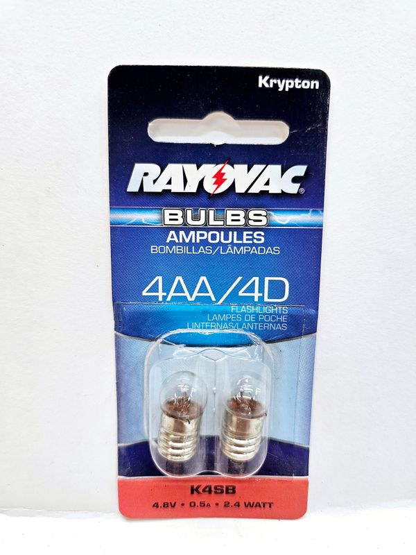 K4SB Rayovac Bulbs