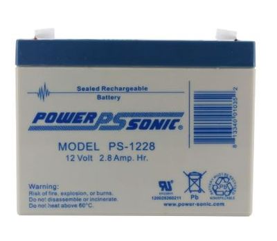 PS-1228 PowerSonic 12V 2.8Ah