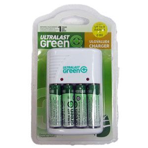 ULGVALUE4 UltraLast NiCd/NiMh Charger AA/AAA