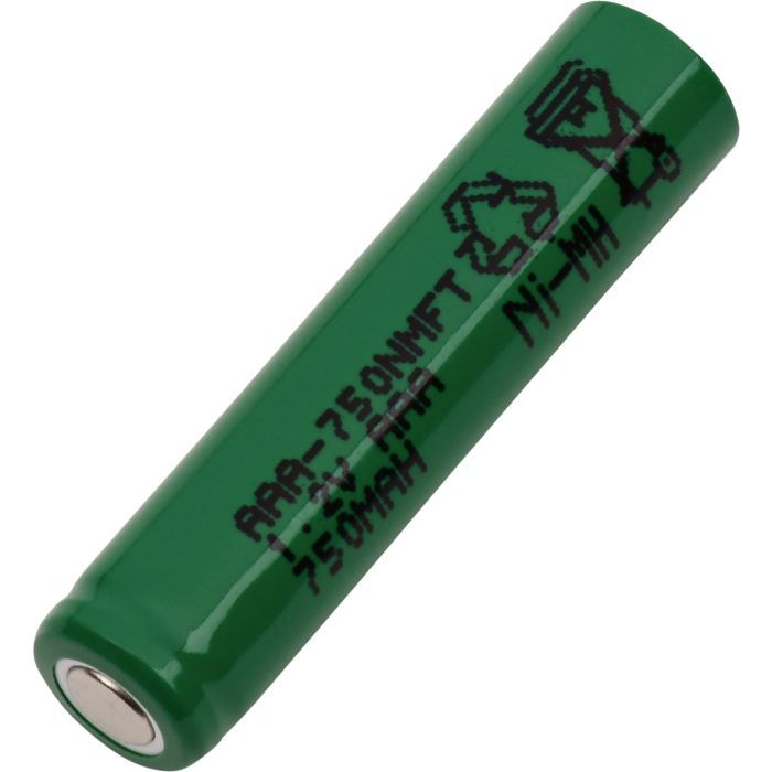AAA-750NM-FT 750mAh NiMh