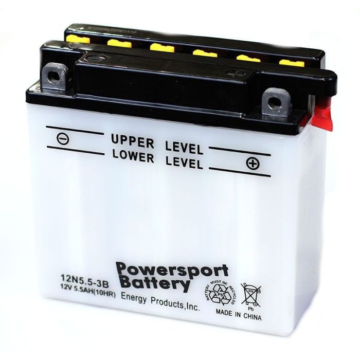 12N5.5-3B PowerSonic 39CCA 5.0Ah