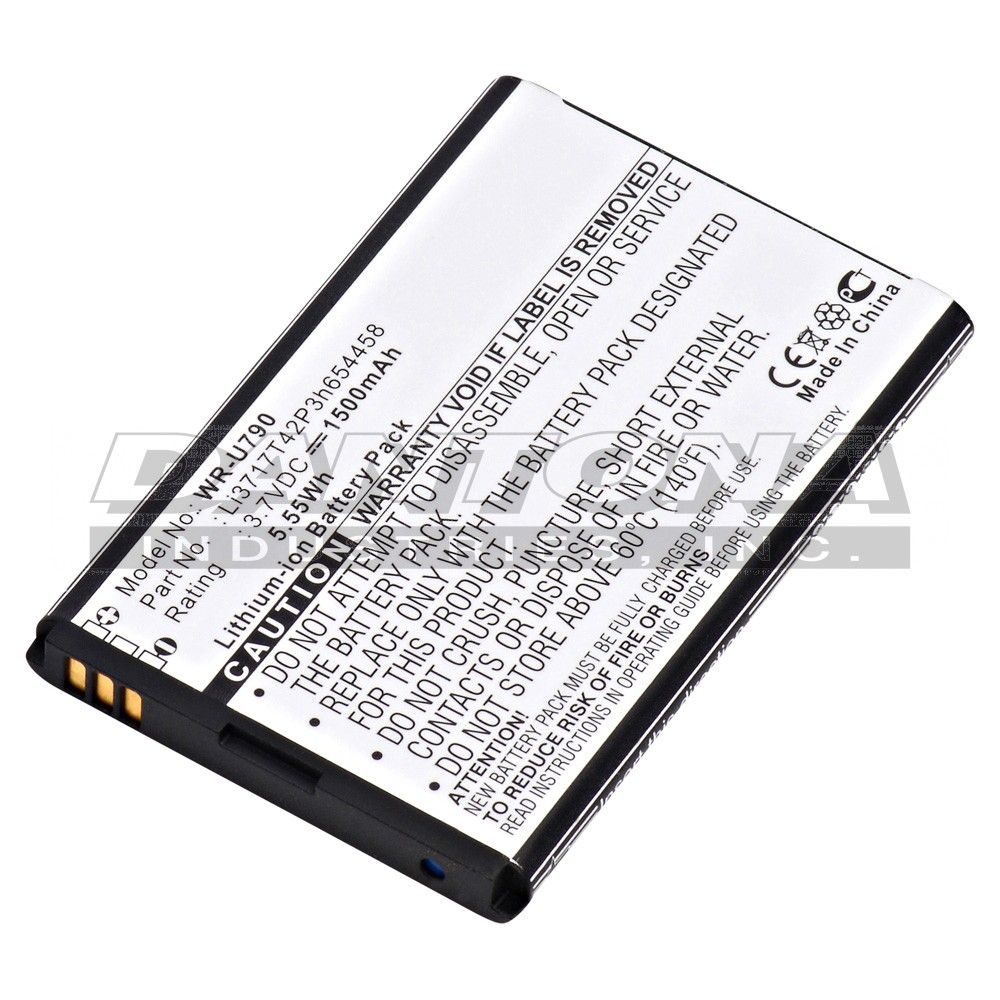 WR-U790 ZTE 3.7V 1500mAh
