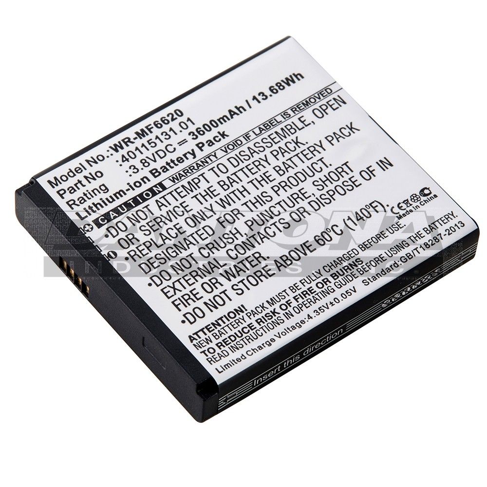 WR-MF6620 Novatel 3.8V 3600mAh