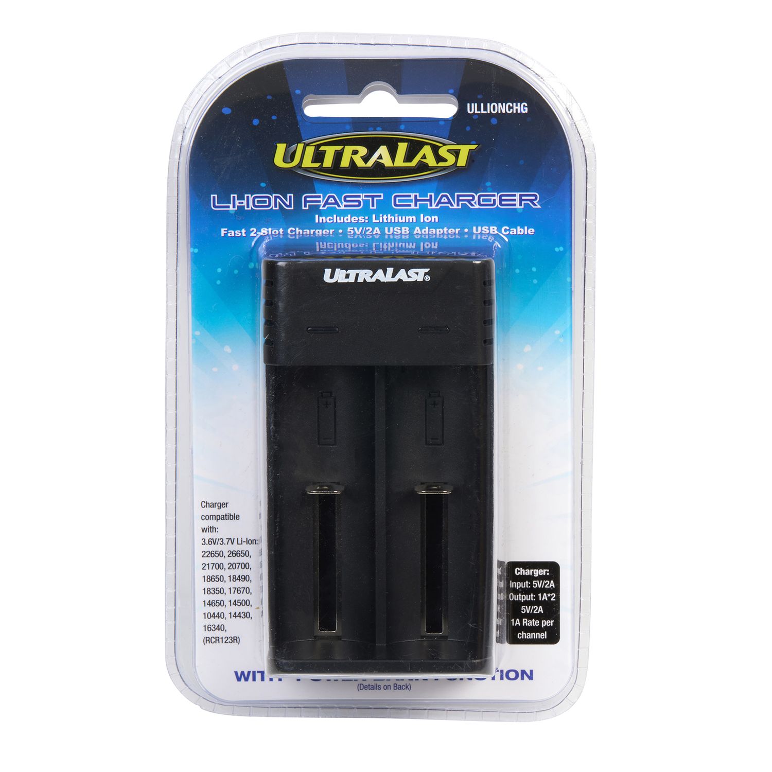 ULLIONCHG Li-Ion 18650 Charger