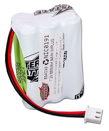 NIC0191 - 7.2V 650mAh NiMh
