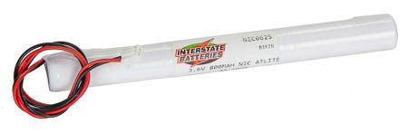 NIC0625 - 3.6V 800mAh NiCd