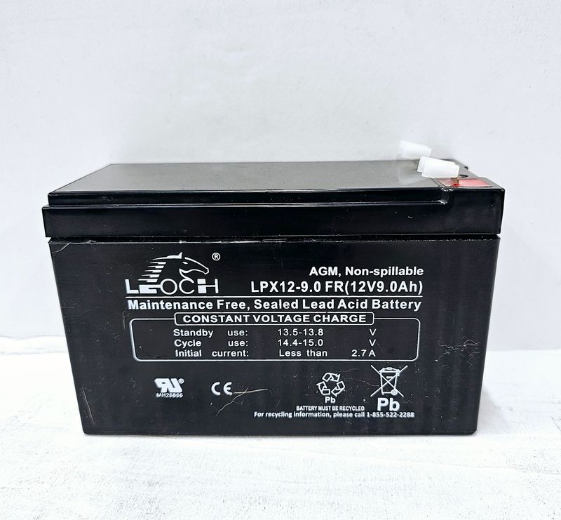 LPX12-9T2FR Leoch 12V 9Ah F2