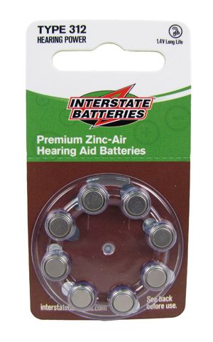 HAB0435 - Zinc Air #312 8pk.