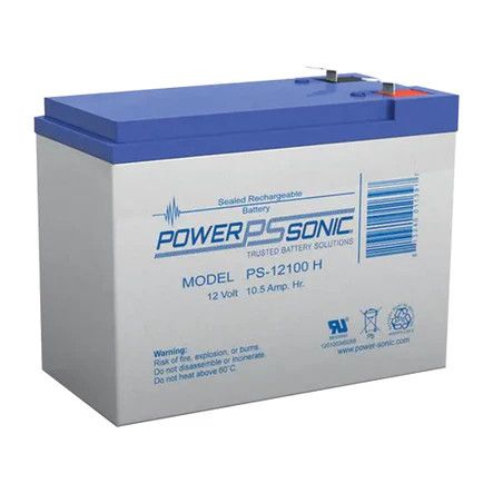 PS-12100H F2 PowerSonic 12V 10.5Ah