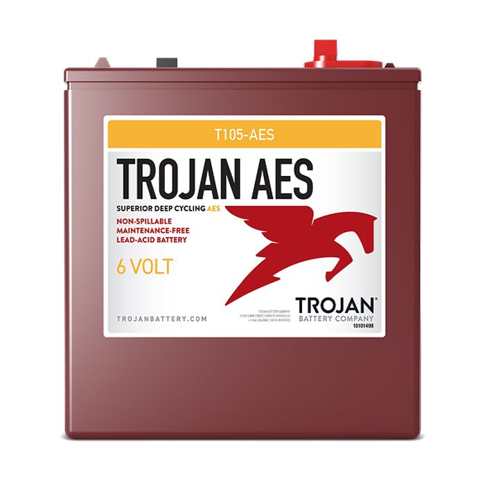 T105-AES Trojan  AGM 420min @25Amps 207Ah