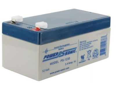 PS-1230 PowerSonic 12V 3.4Ah