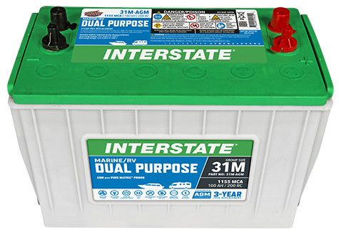 31M-AGM Interstate 925CCA 100Ah