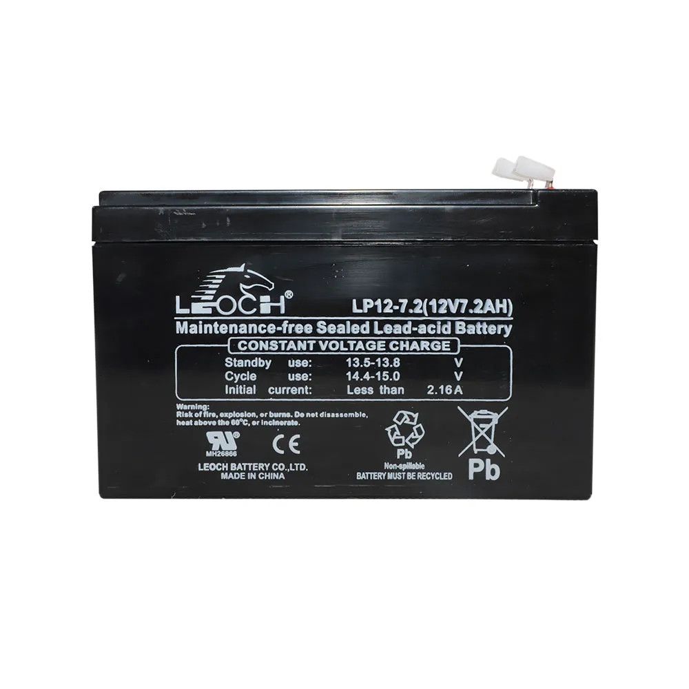 LP12-7.2 T1 Leoch 12V 7.2Ah F1