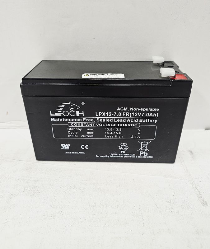 LPX12-7.0T2FR Leoch 12V 7.0Ah F2