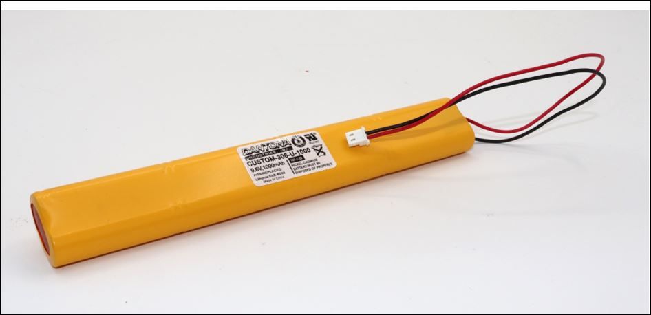 CUSTOM-306-U-1000 9.6V 1000mAh NiCd