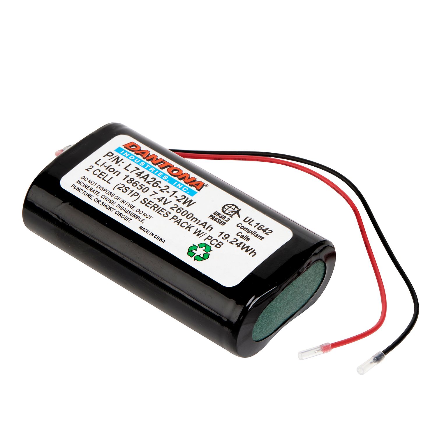 L74A26-2-1-2W 7.4V 2600mAh