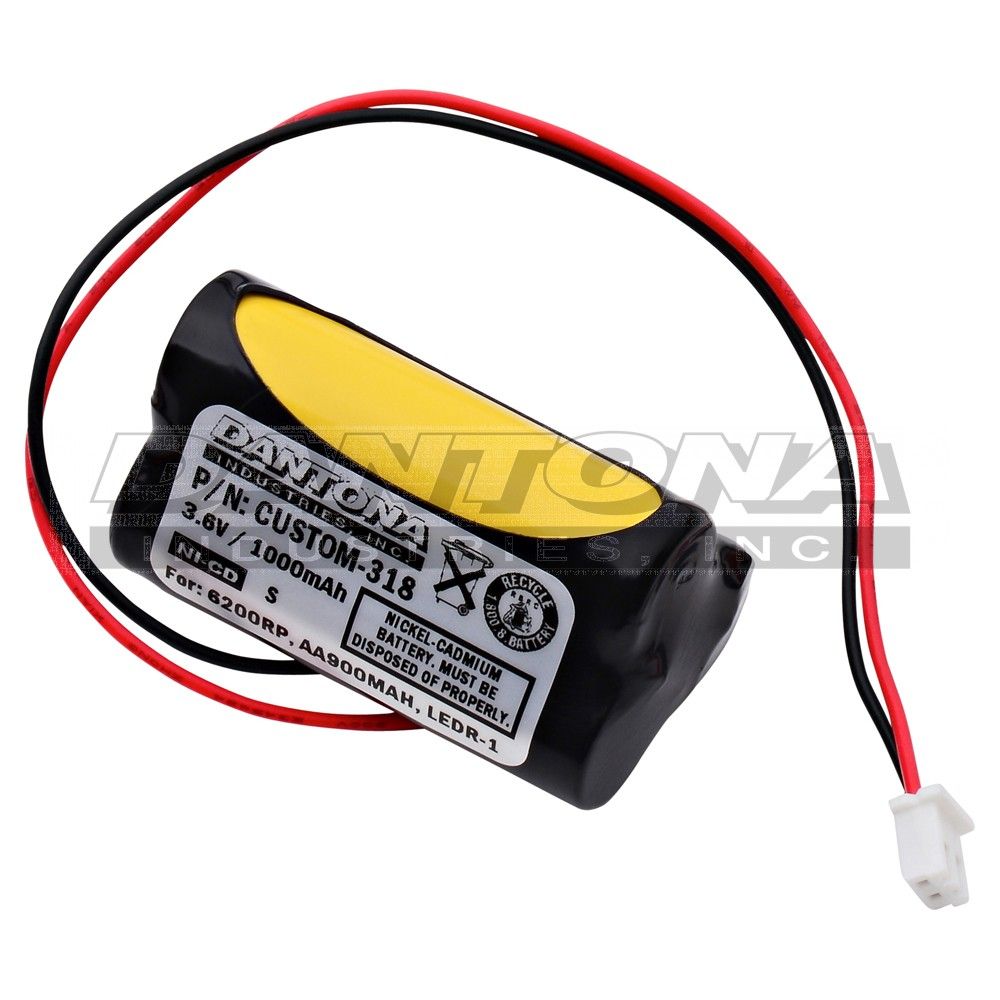 CUSTOM-318 Emergency Light 3.6V 1000mAh
