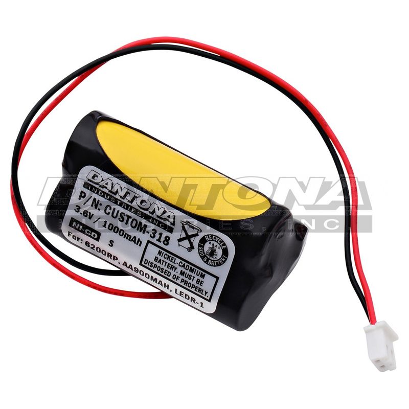 CUSTOM-318 Emergency Light 3.6V 1000mAh