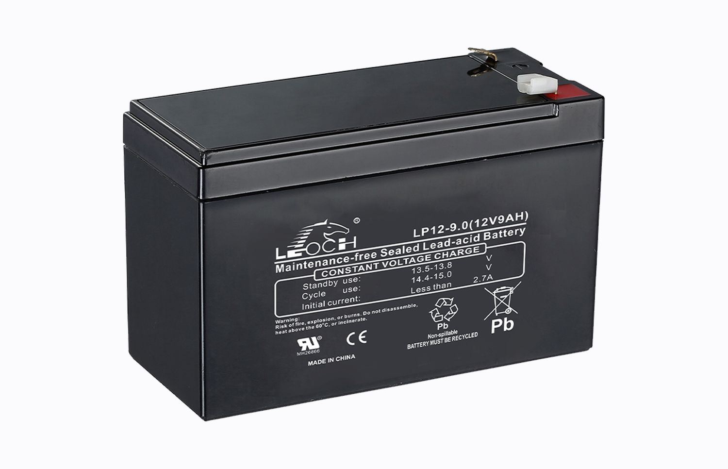 LP12-9 T1 Leoch 12V 9.0Ah (F1)
