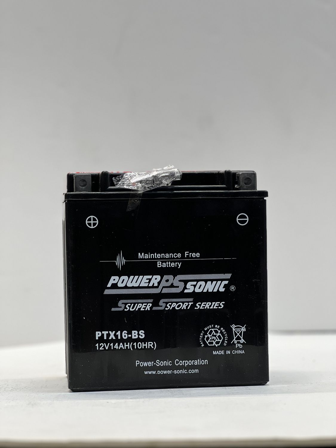 PTX16-BS PowerSonic 220CCA YTX16