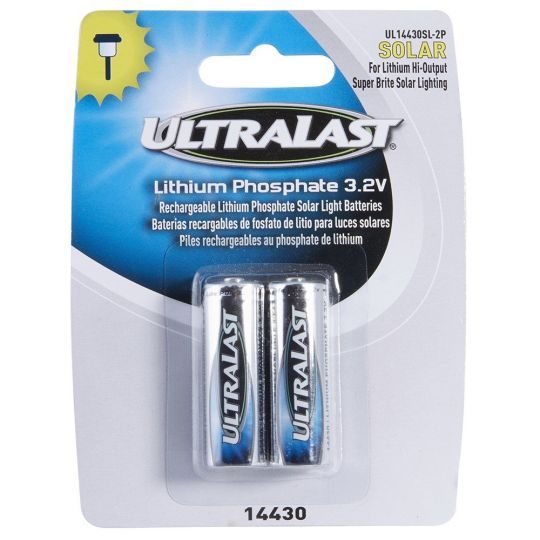 UL14430SL-2P LIP 3.2V 400mAh 14430